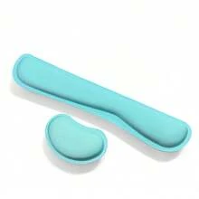 2pcs/Upgraded Wider Silky Ultra-Fine Fabric Gel Memory Foam Keyboard Wrist Rest Set, Ergonomic Keyboard & Mouse Wrist Support, Suitable For Office, Gaming, Computer Use - View 12
