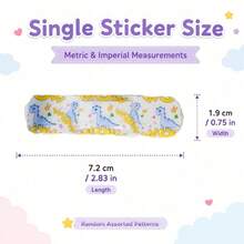 1 Box - 120/50/30/5pcs Cartoon Cute Breathable Stickers - Made Of Breathable PE Material, Over 10 Styles Random Flexible Adhesive Cute Stickers, Suitable For Daily Foot Care Anti-Friction, Perfect For First Aid Kit - LUNARION - View 3