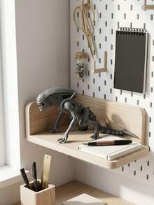 3D Printed Space Alien Hunter Figurine, Multi-Jointed Poseable Tail Alien Creature, Mysterious Sci-Fi Desk Decor For Gaming Room, Study, Bookshelf, Highly Attractive Desktop Ornament Gift For Boyfriend - Articulated Alien - View 4
