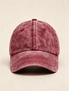 1 buah Topi Baseball Wanita Bergaya Vintage, Topi Ayah Retro Bergaya Lusuh yang Dapat Diatur, Gaya Jalanan Kasual - MultiWarna - View 3