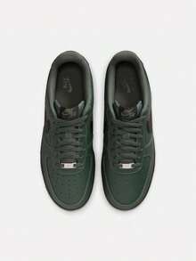 Nike Sepatu Kasual Olahraga Pria AIR FORCE 1 '07 Low-Top FJ4146-303 - Olive Green - View 6
