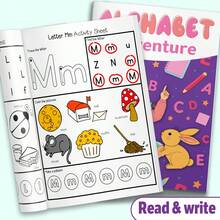 English Alphabet Tracing & Coloring Activity Notebooks, A-Z Uppercase & Lowercase Letter Practice, Find The Letter, Picture Vocabulary, Pattern Matching, Dot-To-Dot, Handwriting Practice, Fine Motor Skills, Learning Worksheets, English Edition - Alphabet Tracing & Coloring Activities - View 6