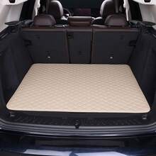 Universal Car Trunk Mat, PU Leather Diamond Quilted Design, Durable Trunk Protector, Suitable For Sedan/SUV/Hatchback, Car Interior Accessory - Car Trunk Mat - View 6
