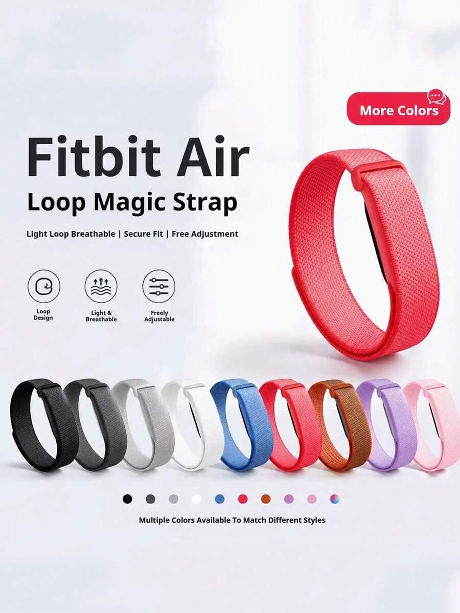 Braided Nylon Loop Strap For Google Air Breathable Comfortable Wristband For Google Air Sport Bracelet Accessories - Apricot - View 1