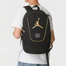 Nike Jordan New Sports Backpack Training Bag Minimalist Versatile Casual Travel Portable Storage Backpack 25L Medium Size Unisex Couple Style - Black - View 3