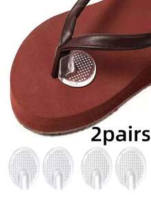 QKC 1 Pair Transparent Silicone Toe Separator Thong Sandal Pad, Toe Protector Suitable For Flip Flops - Multicolor - View 10
