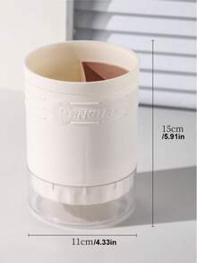 1 Multifunctional Kitchen Utensil Storage Box With Drip Tray, Circular Storage Bucket For Chopsticks And Tableware, Durable Material, Household Kitchen Accessories, Multiple Styles To Choose From, Suitable For Home And Restaurant Use - View 7