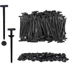 Upgraded Nylon Universal Cable Tie Buckle, Heavy-Duty Self-Locking Rivet Cable Tie, Multi-Purpose For Automotive Repair, Home, Office, Garden, Workshop - A - View 1