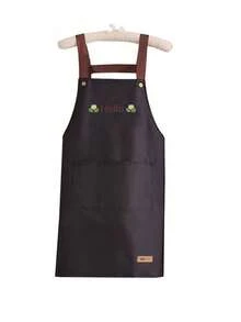 New Couple Hello Apron With Straps, Minimalist Fashionable Breathable Waterproof Oil-Proof Apron For Home Kitchen Cooking And Housework - Apron - View 11