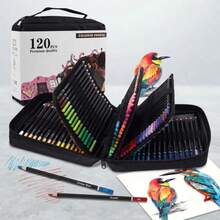 120-Pack Oil-Based Colored Pencils Set, Pre-Sharpened Drawing Supplies For Adult Coloring Books & Artists - 120-color Oil-based Colored Pencils - View 10