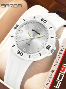 SANDA Women Student Casual Analog Quartz Watch, Ladies Luminous Pointer Simple Fashion Sport Silicone Strap Wristwatch For Girls - One Size Fits All - View 18