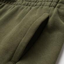 Under Armour Project Rock Women's Fleece Joggers Soft Warm Cuffed Fitness Training Sweatpants - Olive Green - View 6