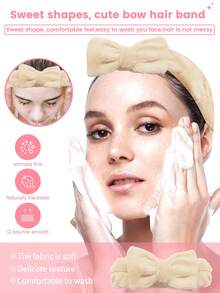 25/43Pcs All‑In‑One Makeup Tool Set,25Pcs Synthetic Makeup Brushes,Soft Makeup Sponges,Triangle Powder Puffs,Reusable Remover Pads,Bow Facial Headbands,Multipurpose Cosmetic Accessories For Liquid,Powder And Cream Daily Face Makeup - Multicolor - View 9
