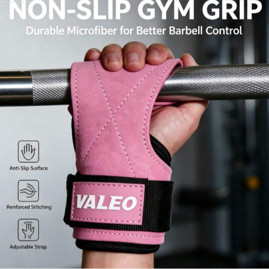 1pc Unisex Gym Workout Gloves With Wrist Support – Non-Slip Grip For Pull-Ups, Bench Press & Deadlifts - Multicolor - View 1