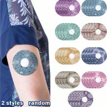 1 Set - 2/9 Waterproof Sensor Cover, Suitable For Libre 2 Adhesive Patch, Breathable Mandala Floral Pre-Cut Cover Sticker, Continuous Protection For Glucose Monitoring - View 8