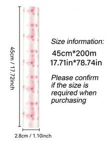 1 Roll EVA Material Fresh Cherry Blossom Pattern Drawer Liner, Waterproof And Stain-Resistant, Multi-Purpose Cabinet Drawer Liner, Suitable For Kitchen, Storage Cabinet, Refrigerator, Shelf, Divider, Lining - Cherry Blossom Pattern - View 25