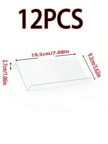 1pc/4pcs/8pcs/12pcs Clear Slanted Acrylic Spice Drawer Storage Rack, Drawer Combination Storage Rack, Display Stand, Expandable Kitchen Countertop Organizer (Spice Bottles Not Included), Storage Organizer, Countertop Storage, Kitchen Storage Rack, Display Rack, Restaurant Spice Display Rack, Display Stand, Shelf, Slanted Display Rack, Suitable For Kitchen, Restaurant, Bar, Etc., Also A Holiday Decoration Ornament, Suitable For Kitchen Storage, Item Display, Drawer Storage Assistant, Organization, Board, Etc. - Multicolor - View 15