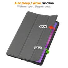 適用於 Tab Idea 11 2025 TB336 平板電腦保護殼，適用於 TAB8 11吋 LAVIE Tab T11N T1175/LA 2025(11) 三折式保護殼附筆槽，適用於 Tab K11 Gen 2 保護殼 - 灰色 - 查看 3