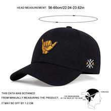 1pc Men's Halloween Hat Finger 666 Embroidered Baseball Cap Street Fashion Casual Hat Spring Autumn Travel Beach Vacation - Multicolor - View 2