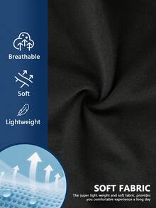 Norcotton 1pc Warm Thermal Fleece Sports Underwear Black Long Leg Boxer Shorts - Black - View 6