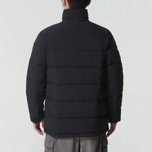 Adidas Sportswear Men's Winter Windproof Insulated Stand-Collar Zip-Up Down Jacket - Black - View 4
