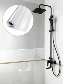 Self-Adhesive Transparent Wall Protection Film, Kitchen Oil-Proof, Waterproof Oil-Resistant Peel And Stick Splash Guard Film, Suitable For Wall And Cabinet Protection, Heat-Resistant Sticker, Transparent Tile Wall Decal - Multicolor - View 6
