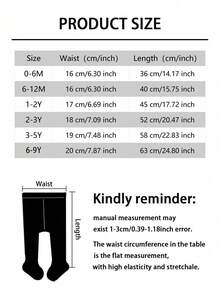 3/1pc Women Baby Bowknot Tights, Spring/Autumn Ribbed Vertical Stripe Leggings, Newborn Infant Princess Style Versatile Elastic Tights - White - View 8