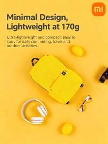 Xiaomi 10L小背包，輕便雙肩包4級防潑水，YKK雙拉鍊，EPE夾棉肩帶，通勤短途出遊背包 - 查看 3
