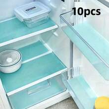 10 Pcs Blue EVA Refrigerator Shelf Liner, Washable And Easy To Clean, Suitable For Freezer Shelves, Cabinets, And Kitchen Protection Mats - 29*45 cm + 11.42*17.72 Inches - View 13