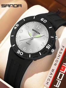 SANDA Women Student Casual Analog Quartz Watch, Ladies Luminous Pointer Simple Fashion Sport Silicone Strap Wristwatch For Girls - One Size Fits All - View 15