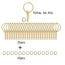 10/30/50/120pcs 25mm Key Ring Chain Keychain Accessories, Suitable For Bags, Phones, Pets And Gifts - 25# keychain - View 10