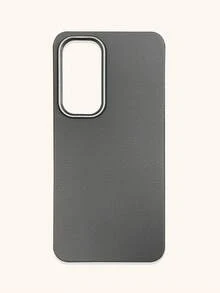 1pc 4-Color Optional Solid Color Lychee Texture Faux Leather Large Window Phone Case, Ins Premium Minimalist Business Solid Color Leather Texture, A Classic Black / B Beige White / C Premium Gray / D Caramel Brown, Faux Leather Matte Lens Raised Full Coverage Anti-Drop Soft Shell, Autumn/Winter Commute Versatile, Suitable For Personal Use And Gift; Compatible With IPhone Case & Galaxy Case, Compatible With IPhone 17 - Multicolor - View 26
