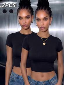 2 Pieces Black