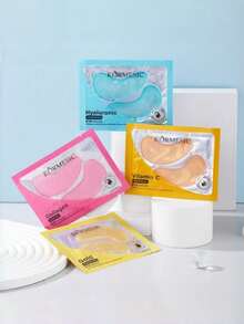 10/6/2pcs Reusable Silicone Eye Patches, Soft And Flexible Under Eye Mask, 4 Colors Available - Multicolor - View 4