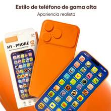 Multifunctional Children's Toy Phone With Built-In Music, Sound Effects, And Educational Content; Easy To Use And Durable. Orange - Orange - View 1