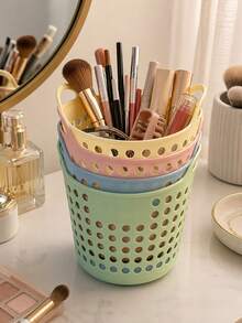 4pcs Mini Desktop Storage Baskets/Plastic Organizer Boxes/Handmade Supplies Storage Buckets, Home Use, Suitable For Desktop, Desk And Office Organization - View 5