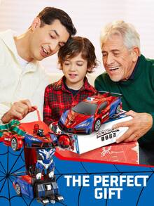 1pc Cool Remote Control Transforming Police Car, Spider Transforming Robot RC Car With Police Lights LED Cool Lighting, One-Key Transformation And 360° Rotation Drift, One-Key Auto Demo Transforming Car Robot RC Car, 2.4Ghz Remote Control Transforming Toy Car Robot, Creative Gift For Boys And Girls Aged 3-6 7 8 9 10 11 12+, Birthday Surprise Gift Christmas Gift - Multicolor - View 10