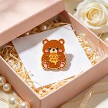 Cute Cartoon Animal Enamel Pins Set, Kawaii Rabbit Panda Squirrel Cat Bear Lapel Badge For Backpack Clothes Decor, Lovely Gift For Animal Lovers - Multicolor - View 11
