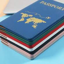 Colorful Passport Cover Passport Holder Family Travel Document Card Holder Storage Bag Document Organizer, Card Wallet - Multicolor - View 6