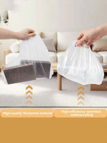1/3 buah Pelindung Sepatu Hujan Sekali Pakai Tahan Air dan Anti Selip, Plastik Transparan Putih Tebal dengan Tali Serut, Anti Selip dan Tahan Aus, Pelindung Sepatu Penting untuk Perjalanan - Beraneka warna - View 4
