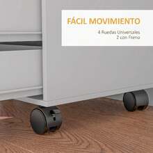 HOMCOM Armários de arquivo - Branco - Ver 3