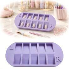 Kotak Penyimpanan Nail Art, Tersedia dalam Tiga Warna, dengan 10 Kompartemen; Kotak Penyimpanan Perlengkapan Manicure; Cocok untuk Digunakan di Salon Kuku dan di Rumah; Alat Penting untuk Manicure; Produk Perawatan Kuku; Aksesoris Kuku, Kuku, Perlengkapan Teknisi Kuku - MultiWarna - View 4
