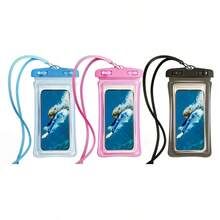 3pcs High-Quality Waterproof Phone Bags, Thickened Plastic Sealed Dry Bags, Compatible With Touchscreen Sensitive Phones; Waterproof Design, Suitable For Diving, Swimming, Beach, Cruise Travel And Pool Parties; Lightweight, Essential For Summer Outdoor Travel, Also Perfect For Easter, Mother's Day And Graduation Trips. - Multicolor - View 9
