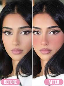 MISSLYN 2Pcs TREAT ME SWEET Velvet Powder Blush & Juicy Cheeks Powder Blush, Silky Blendable Pigment, Natural Velvet Flush, Face Palette Cheek/Contour, Daily/Summer/Party, Y2K/Soft Glam/Beach, Blush Set,Halloween Makeup - #20+#251 - View 4