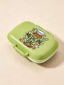 Portable Sealed Pill Box With "Pill Bag" Text And 3 Pill Icons, Fits Easily In Pocket, Handbag And Wallet, 8-Compartment Medication Storage Box, Nurse's Day Gift Choice, Portable Medication Manager For Daily, Outdoor And Dorm Use, Multi-Functional Fabric First Aid Bag Designed For Health-Conscious Frequent Travelers, Suitable For Travel And Outdoor Activities - Multicolor - View 11