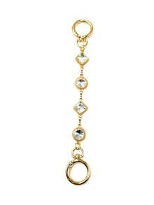 Solid Color New Fashion Star Rhinestone Phone Chain, Fashion Pendant Bag Handle Replacement Chain, DIY Interchangeable Handheld Crossbody Chain - Multicolor - View 7