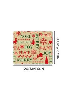 Christmas Large Mouse Pad, Vintage Christmas Letter Reindeer Snowflake Desk Mat, Non-Slip Rubber Bottom, Gaming Keyboard Desk Pad, Home Office Decor - View 14