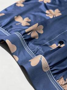 3pcs Men's Underwear, Soft Comfortable Printed Pattern Design Loose Triangle Briefs, With Button Fly, Suitable For Daily Wear, Vacation And Travel - Multicolor - View 6