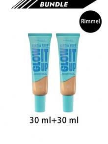 Rimmel [Bundle] Kind & Free Glow It Up Moisturising Skin Tint 160 Vanilla 30 Ml X 2 - 160 Vanilla - View 1