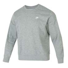 Nike Club Men's Casual Crewneck Sweatshirt - Grey - Grey - View 6